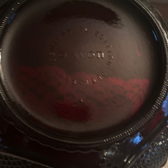 Vintage Avon 1876 Cape Cod 9 inch Ruby Red Serving Bowl for Valentine's Day!♥️ - Picture 3 of 4